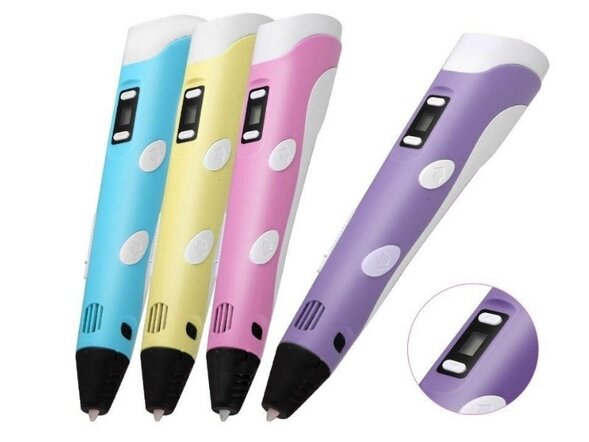 3д ручка 3D Pen-6 Among Us с трафаретами